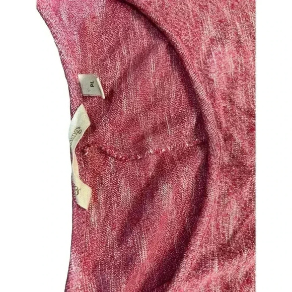 Soft Surroundings Heather Pink Maxi Cold Shoulder Dress - Picture 3 of 9